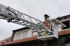 Rettung per Drehleiter